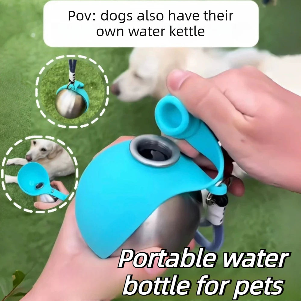 Hunde Trinkflasche für unterwegs – Premium