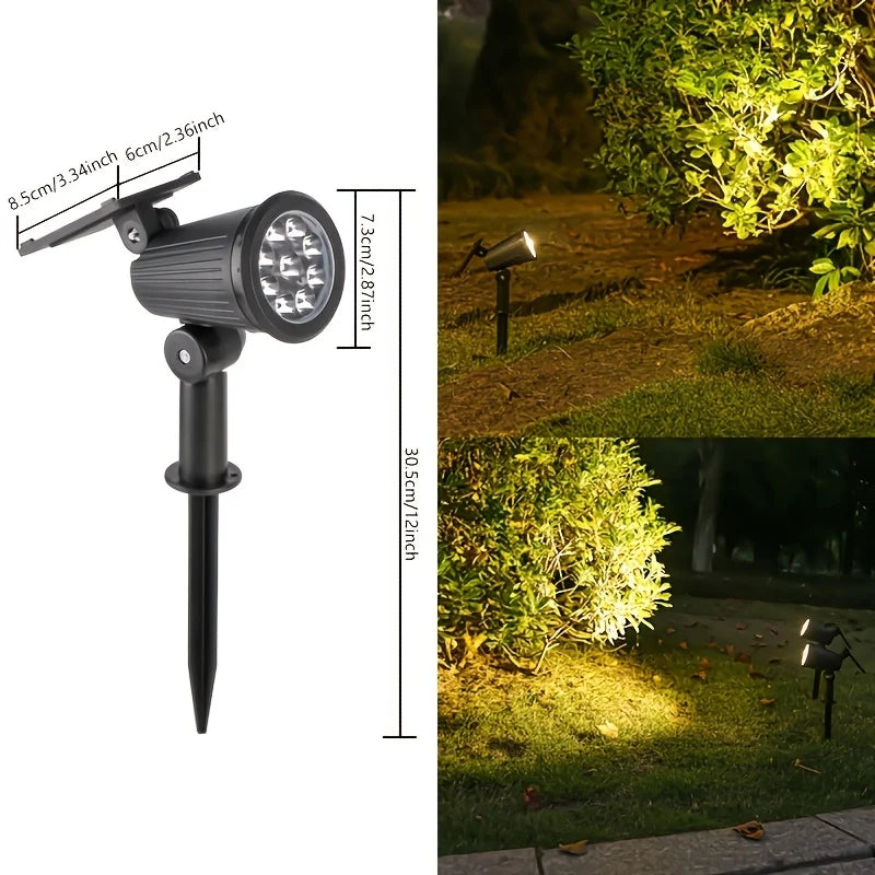 RGB Solar Spotlights für Garten & Terrasse – Wetterfest IP44