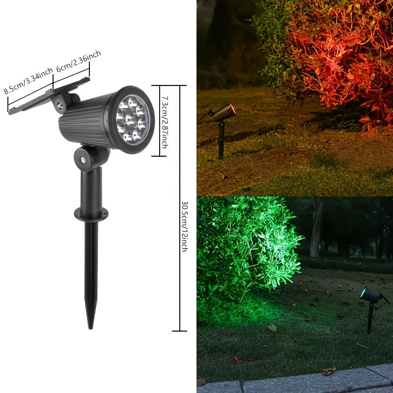 RGB Solar Spotlights für Garten & Terrasse – Wetterfest IP44